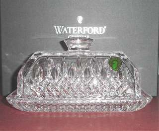 Waterford Lismore Covered Butter Dish Crystal New in Box 024258374805 