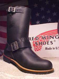 RED WING MEN SIZE 7 1/2 D MADE IN USA MOTORCYCLE HERITAGE Engineer NEW 