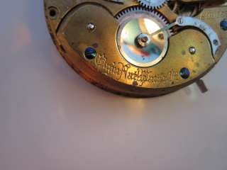   Elgin 1880 16 Size Convertible Pocket Watch 3 Finger Movement  