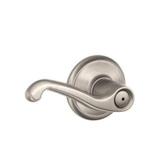   Flair Satin Nickel Bed and Bath Lever F40 FLA 619 
