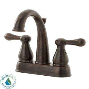   Leland 4 in. 2 Handle High Arc Bathroom Faucet in Venetian Bronze