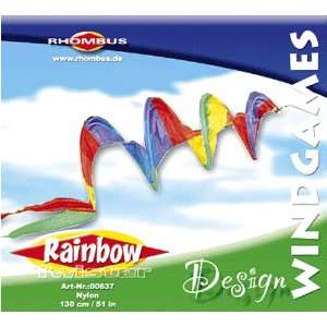 Rhombus Windspiel Rainbow Twister   130 cm  Garten