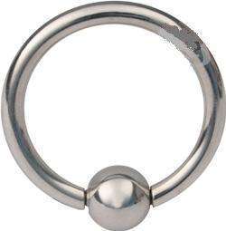 Stainless Steel CAPTIVE BEAD Ring 25mm  1 Inside Dia.  