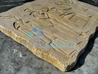 Großes ägyptisches Relief 58x44cm Horus Ramses Ra W19  