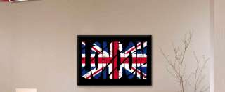 ENGLAND FLAG120x80cm LONDON POPART RETRO LEINWAND  