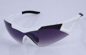 Fashion White UV Sunglasses/Goggles/Safety Glasses/Wind Mirror(With 