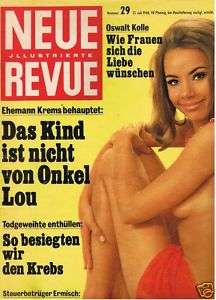 Neue Revue 29 1968 Oswald Kolle.Westernhagen.Oberstdorf  