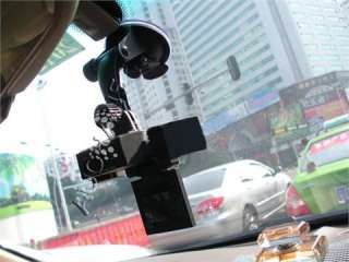 Mini Rotatable Dual Len Dual Camera Vehicle Car DVR Dashboard Video 