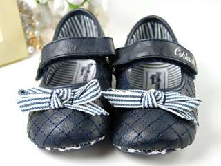 A22 new toddler baby girl blue mary jane shoes 6 18M  