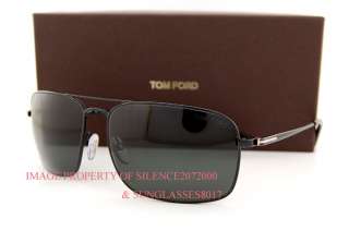 New Tom Ford Sunglasses TF 190 GREGOIRE 01N BLACK Men  