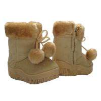 Kids Winter Faux Shearling Boots Camel Size 4 12 / Baby & Toddler 