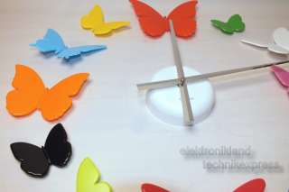 Schmetterlingsuhr Butterflies Uhr Schmetterling KA5357MC Wanduhr NEU 