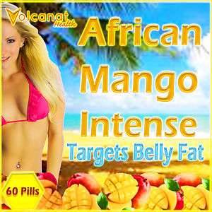 60 AFRICAN MANGO INTENSE TARGET BELLY FAT BURN + SLIMMING WEIGHT LOSS 