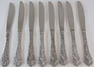 Set of 8 Reed and Barton Stainless Steel Knife Set  