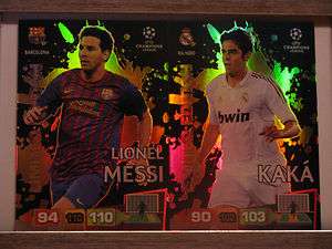   XL Limited Edition Kaka und Lionel Messi Top Karten  