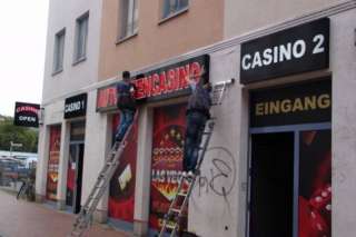 Leuchtkasten LED Ausstecker Leuchtwerbung Lichtwerbung Berlin in 