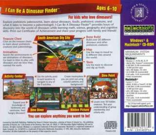 Can Be A Dinosaur Finder PC CD virtual bone dig game  
