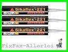 3x Sikaflex 221 300 ml Kartusche schwarz / black 14,20€