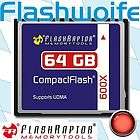 New 64 GB CF card Flashraptor 600X   Brand New in Box   German Quality 