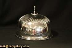   Victorian Sheffield silverplate meat serving dome from about 1890