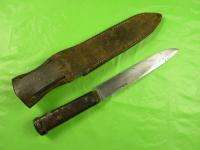 RARE US WW2 CATTARAUGUS Unusual Fighting Knife File  
