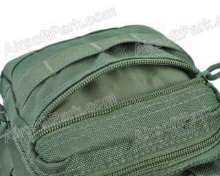 1000D Molle Tactical 3 Ways Shoulder Pouch Backpack   Olive Drab 