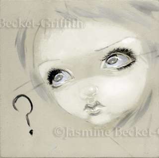   Jasmine Becket Griffith ORIGINAL PAINTING Fairy Face 190 lowbrow art
