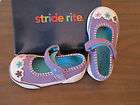 Stride Rite Toddler Girl Abigail MJ Mary Jane Purple Teal Canvas Shoes 