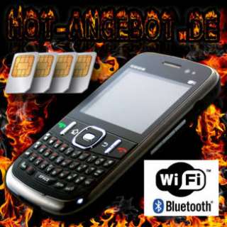 Handy mit vier 4 SIM Karten WIFI WI FI quad Qwerty T 9300 in Köln 