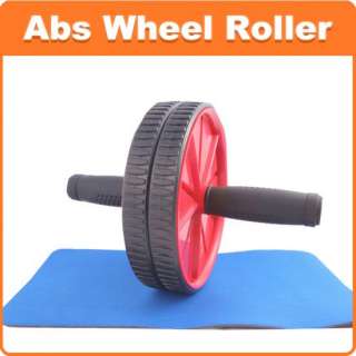Abs Wheel Roller Slim Trim Tone Exerciser Back Thigh Arms Ab Waist 