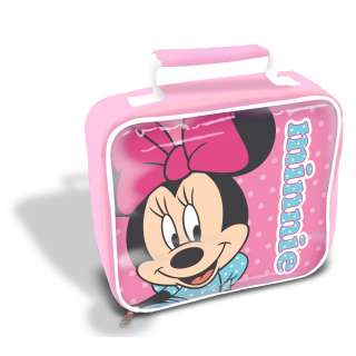 MINNIE MOUSE POLKA DOT INSULATED LUNCH BAG BOX NEW  