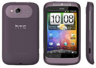 HTC Wildfire S Purple on Vodafone PAYG Mobile Phone 5055015233917 
