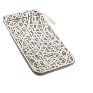  Bone Collection Scribble Smartphone Pouch (Brown 