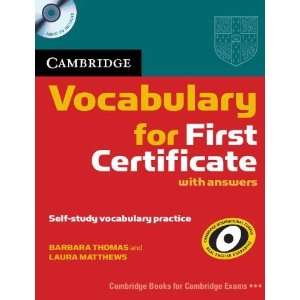 com Cambridge Vocabulary for First Certificate with Answers and Audio 