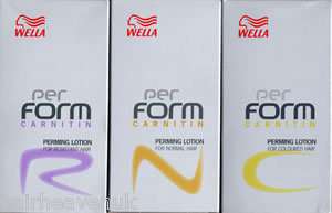 Wella Perform Carnitin Perm 0 for Resistant Hair types  