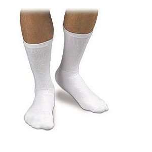  CoolMax Athletic Sock 20 30 mmHg, Crew, White Extra Large 