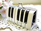 Music Note Piano Keyboard Lipstick Cosmetic Case Bag