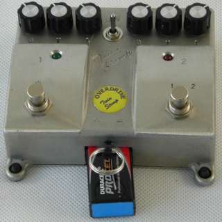 TWINSTOMP S21 OVERDRIVE 2 pedals in 1 HAND MADE IN UK  