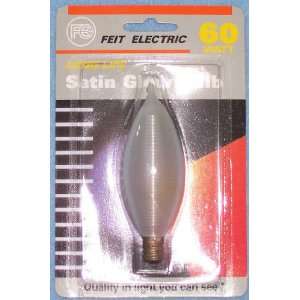 Feit Electric BP60C11 60 Watt Incandescent Satin Glow Bulb