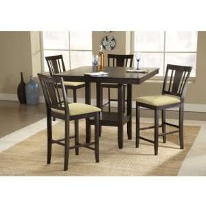  Hillsdale Arcadia 5 Piece Counter Height Dining Set in 