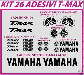 ADESIVI KIT TMAX T MAX 26 ADESIVI STICKERS TMAX DECAL  