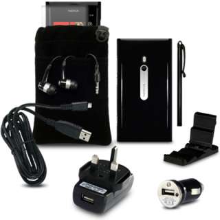 IN 1 ACCESSORY PACK FOR NOKIA LUMIA 800   SOLID BLACK  