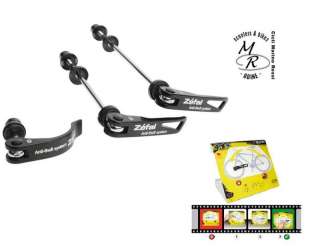 Kit antifurto sella e ruote per bicicletta   zefal lock and roll