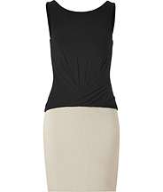 Black & Khaki Color Blocking Dress Mandrill von BAILEY 44