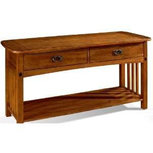  Sofa Table by Somerton   Medium Brown Oak (417 05)