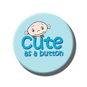  A Cute As A Button   Blue Baby