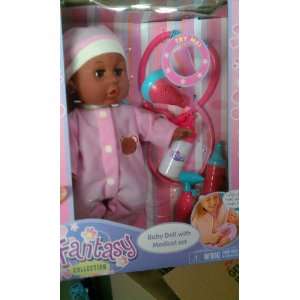    Fantasy Collection Baby Doll with Medical Kit 