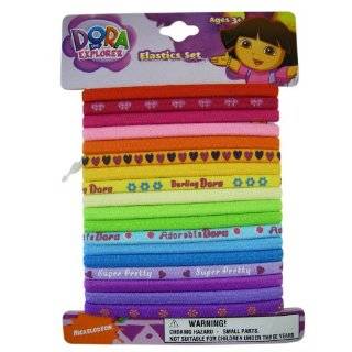  18pc Multi Color Dora the Explorer Hair Elastics Set   Dora 