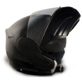 VCAN DOT Black Flip Up Shield Modular Full Face Helmet   Frontiercycle 
