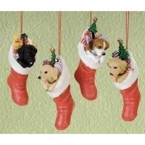   Head Bobbing Puppy Dog Christmas Ornaments 4